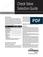 Check Valve Selection