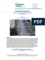 Parking Management: Strategies, Evaluation and Planning