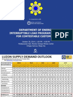 DOE Power Outlook 10302014 ILP