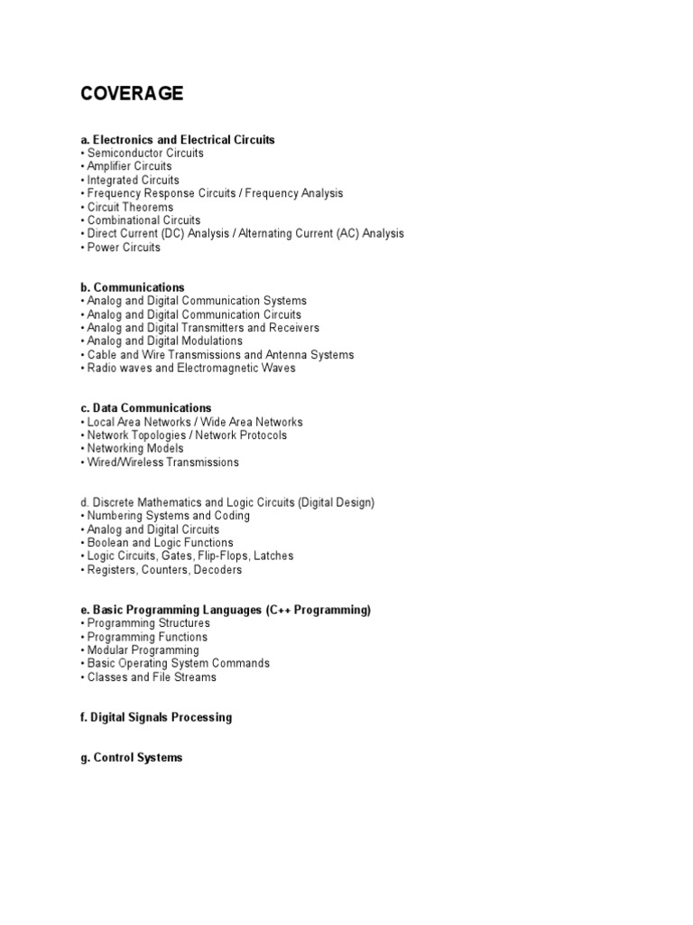 Electronics and Communication Systems Guide | PDF | Electronic Circuits ...
