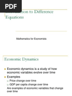 Lecture 9 Introduction To Difference Equations