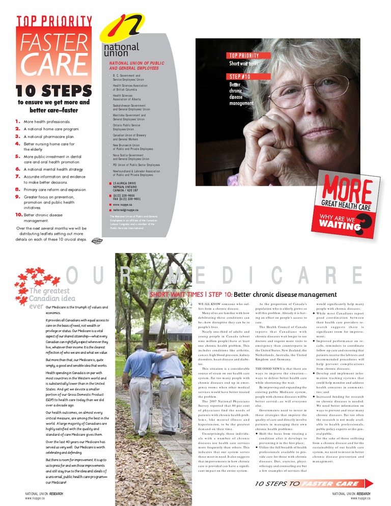 Improving Chronic Disease Care in Canada | PDF | Chronic Condition ...