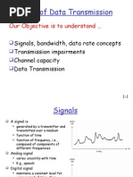 Basics of Data Transmission: Our Objective Is To Understand