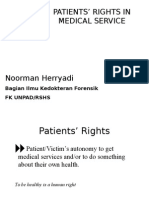 Patients' Rights in Medical Service