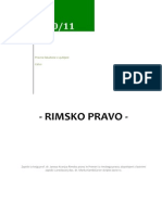 Rimsko Pravo - Natančni Zapiski Iz Knjige Rimsko Pravo Et - Al. - CALVO