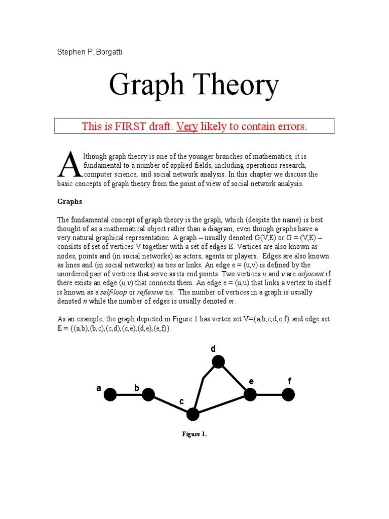 Graph Theory Chap | Download Free PDF | Vertex (Graph Theory) | Graph ...