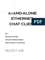 Stand-Alone Ethernet Chat Client: Project Aim