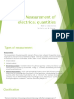 Measurement of Electrical Quantities