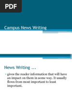 News Writing