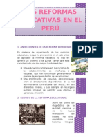 Reformas educativas en el Perú