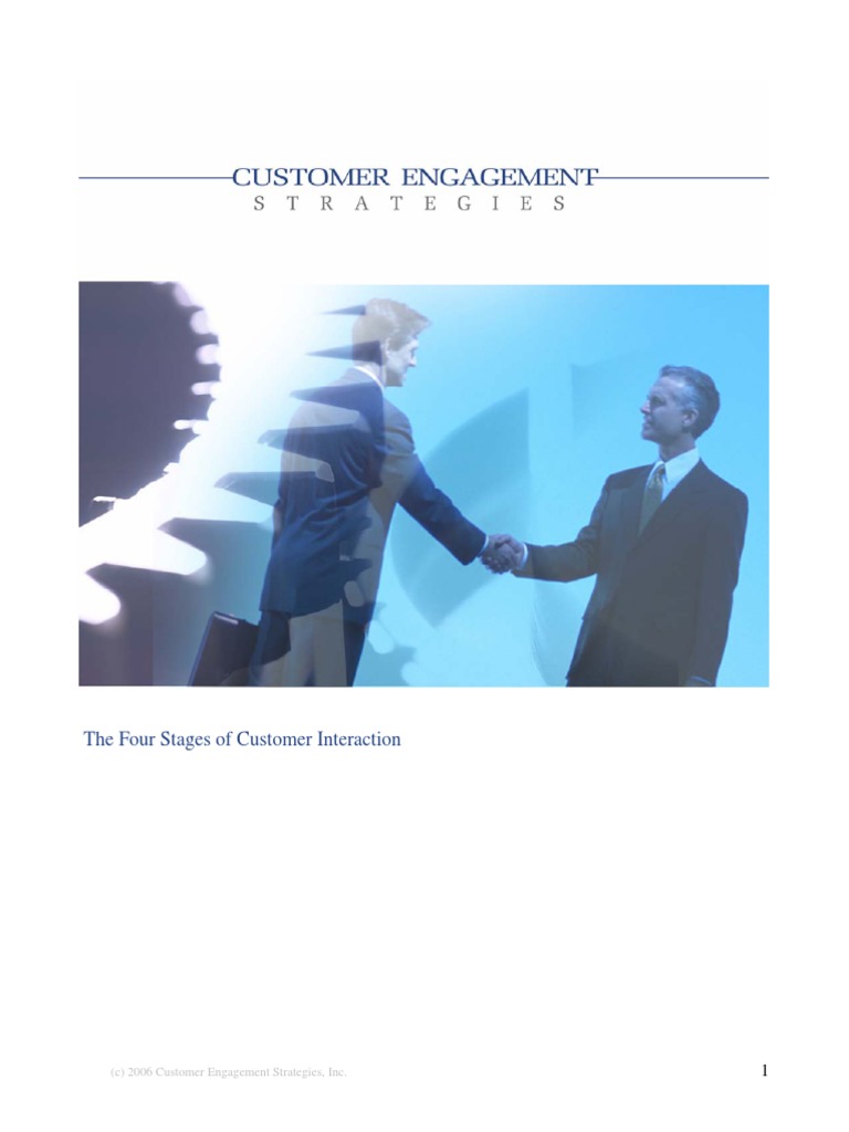 Four Stages of Customer Interaction | PDF | Customer Experience ...