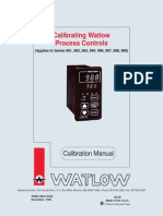 Calibrating Watlow Process Controls: Calibration Manual