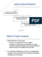 Factor Analysis (Optional Session)