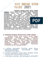 Download Analisis Break Even Point Bep by djokobawono SN26754745 doc pdf