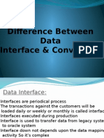 Difference Between Data Interface & Conversion