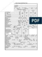 Heat Exchanger Specification Sheet: Performance of One Unit Shell Side Tube Side