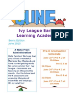 Ivy League Early Learning Academy: Bronx Edition June 2015