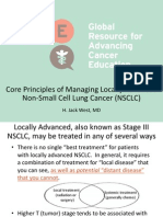 Core Principles of Managing Locally Advanced NSCLC