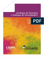 Enfoque de Derechos Vs Enfoque de Necesidades PDF