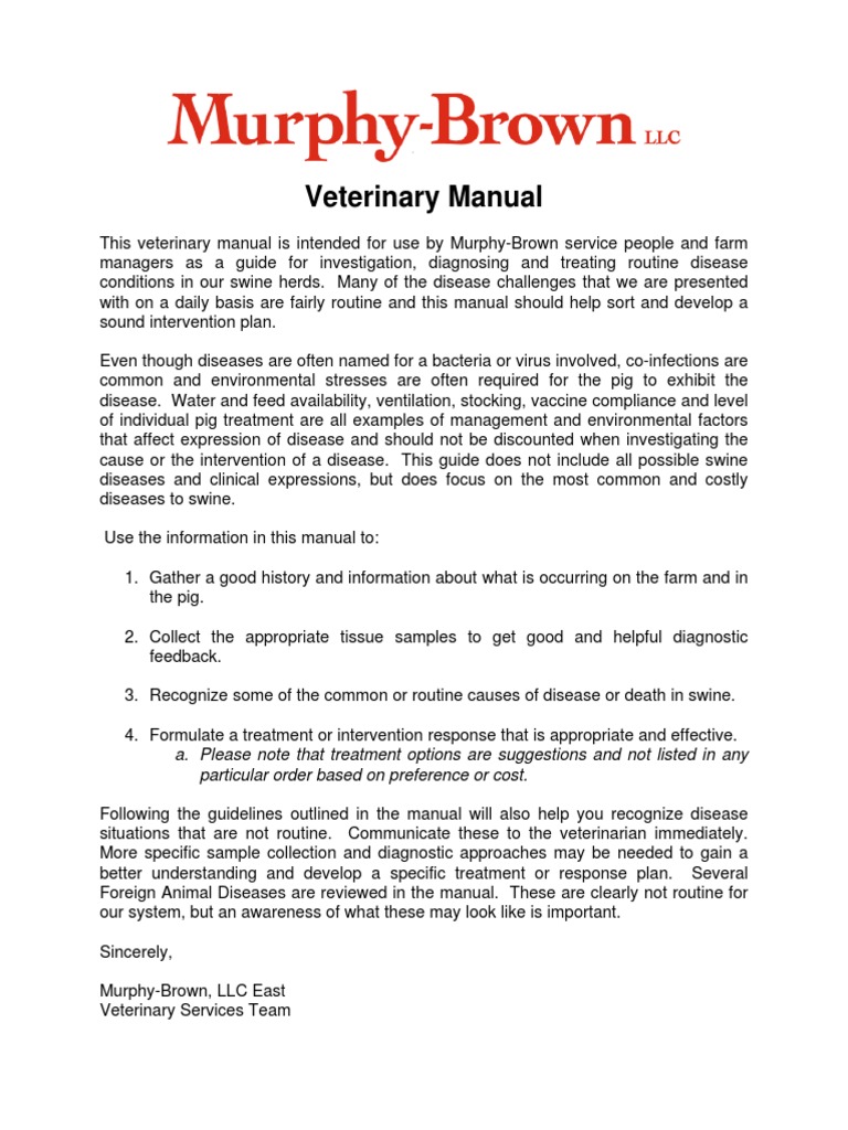 Vet Handbook | PDF | Diarrhea | Lymphatic System