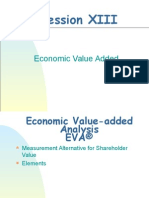 Session XIII: Economic Value Added