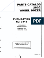 Parts Catalog 280C Wheel Dozer: Publication Nom 3345