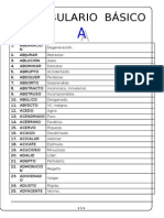 Vocabulario Basico