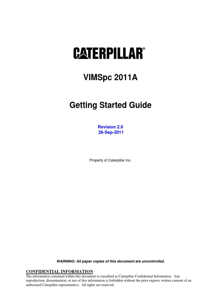 VIMSpc2011A Getting Started Guide 26-Sep-2011 | PDF | Installation ...