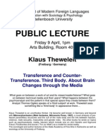 MFL - Klaus Theweileit-Public Lecture-9 Apri l2010