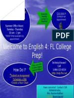 English 4 FL Coll Prep Announcment