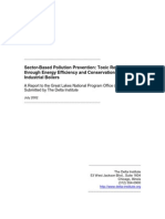 Sector-Based Pollution Prevention: Toxic Reductions Through Energy Efficiency and Conservation Among Industrial Boilers