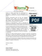 Carta Presentación ReForma