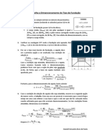 Roteiro - Escolha e Dimensionamento Do Tipo de Fundação