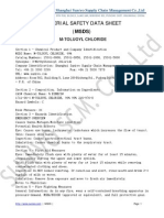 Msds M-Toluoyl Chloride