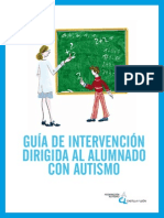 Guia de intervención dirigida al alumnado con autismo