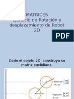 Matrices de Rotacion de Robot 2D