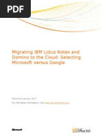 Migrating Lotus Notes to BPOS vs Google Final (1)