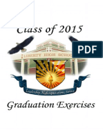 2015 Liberty Graduation Program