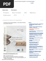 Lançamento de Trajetórias das desigualdades __ Centro de Estudos da Metrópole