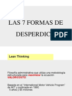 7 Formas Del Desperdicio