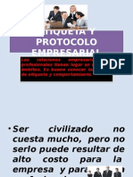 Etiqueta y Protocolo Empresarial