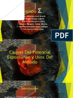 Causas Del Potencial Espontaneo y Usos Del Método