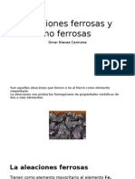 Aleaciones Ferrosas y No Ferrosas