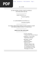 DOJ Brief in Appeal
