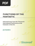 Download Contributions to the Study of Science Fiction and Fantasy Joseph L Sanders-Functions of the Fantastic_ Selected Essays From the Thirteenth International Conference on the Fantastic in the Arts-Prae by Carlos Leon SN267605283 doc pdf
