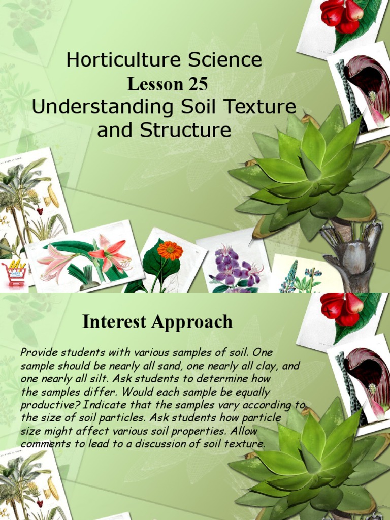 Soil Texture and Structure Explained | PDF | Loam | Soil