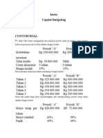 Kasus Capital Budgeting