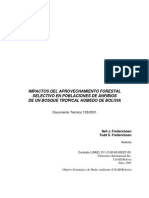 Impactos Del Aprovechamiento Forestal Selectivo en Poblaciones de Anfibios de Un Bosque Tropical Humedo de Bolivia PDF