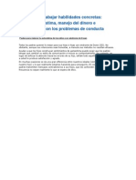 Pautas para Trabajar Habilidades Concretas