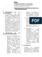 Esquema para Presentacion de Informe PPP